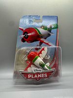 Front view of sealed Disney Planes El Chupacabra die-cast toy in blister package