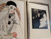 Both artworks side by side showing relative size and style