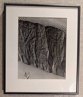 Frontal view of framed collage showing entire artwork with mat and frame