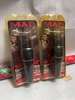 Front view showing two sealed MAD Long-Range Jack predator calls
