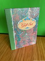 Front of sealed slipcase showing gift set title