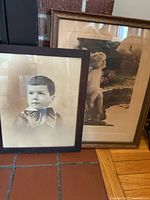 Both framed artworks side by side