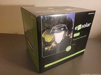 Retail box front showing Ez Solar branding and product image