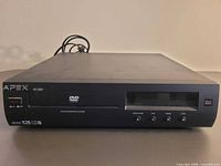 Front angled view of Apex AD-1500 DVD player