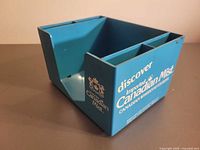 Overall view showing Canadian Mist branding and interior compartments