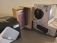 All three visible speaker boxes: Democracy, Inkoo, QFX