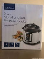 Front of sealed box showing product image and branding