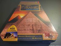 Front of sealed Mystery Pyramid jigsaw puzzle box showing 500-piece count and artwork