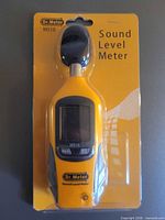 Front of sealed Dr.Meter MS10 sound level meter in package