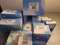 Group shot of all sealed X10 boxes