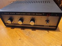 Front view showing model T20-TR, controls and power switch