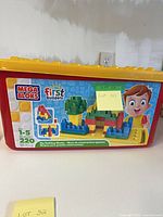 Front view of Mega Bloks First Builders tub