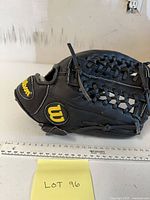 Left side view showing Wilson logo and webbing