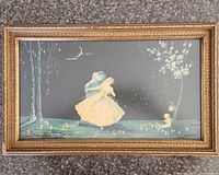 Full view of framed Marion Crowe print