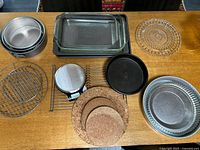 All items arranged on table showing majority of lot