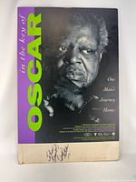 Full view of signed Oscar Peterson promotional poster