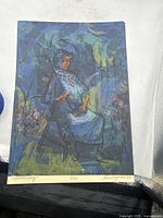 Full view of the signed and numbered lithograph