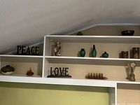 Overall view of items on shelving