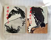 Front covers showing eagle illustrations and Chinese titles