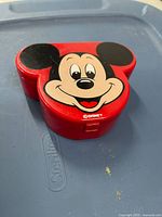 Closed Mickey Mouse jewelry box front view