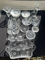 Full group shot of all crystal pieces