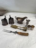 Group shot showing all tableware items