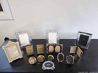 All 14 tabletop frames displayed front view