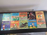 All ten picture books displayed in two rows on tabletop