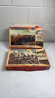 Two boxed diorama kits Isandhlwana 1879 and Waterloo 1815