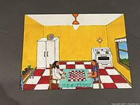 Front view of entire painting showing artwork details