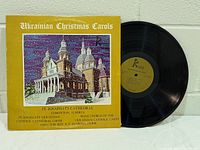 Front cover with record partially visible