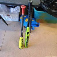 Both bats standing side by side for overall view