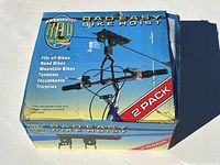 Front of boxed RAD Easy Bike Hoist 2-pack