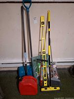 Group view of all items standing upright