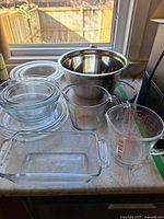 Group shot of all kitchenware items on countertop