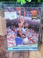 Front of card in sleeve showing design and rookie identifier
