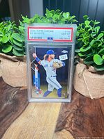 PSA-slabbed 2020 Topps Chrome Bo Bichette card front view