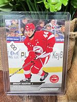 Front of Brady Martin Star Rookies card in sleeve