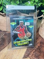 Front of Shai Gilgeous-Alexander Extraterrestrial Talent card inside one-touch holder