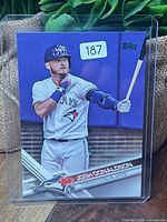 Front of Josh Donaldson 2017 Topps #570 card in sleeve