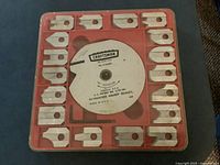 Full view of Craftsman moulding head cutter set in case showing head and profile cutters