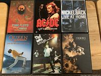 All six DVD cases front covers visible in grid