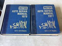 Front covers of both manuals showing titles and years