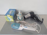 All three appliances with cords visible