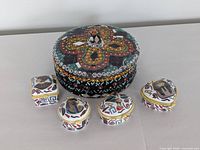 Group shot of all five boxes