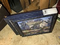 stack of framed prints showing size and matching frames