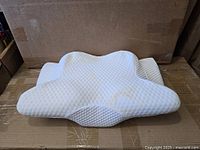 Front view showing contoured shape and texture