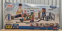 Front of boxed Thomas & Friends TrackMaster Mad Dash on Sodor Set, shows layout image