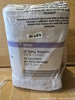 Front of sealed package showing brand and quantity