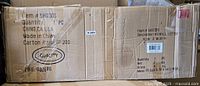 Cardboard shipping carton for Deco 79 item #58613 showing product details and confirming new/boxed condition